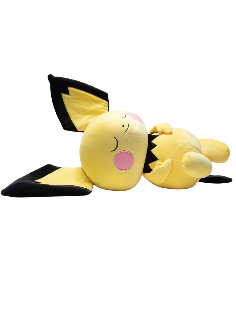 Pokemon Pokemon Sleeping Pichu Plush - 18inch  - Image 1