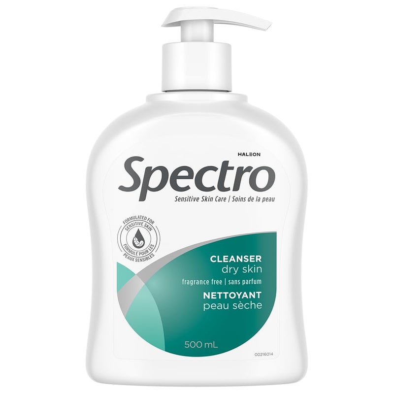 Spectro Jel Cleanser 500ml 17 Floz Pump For Dry Skin Fragrance Free