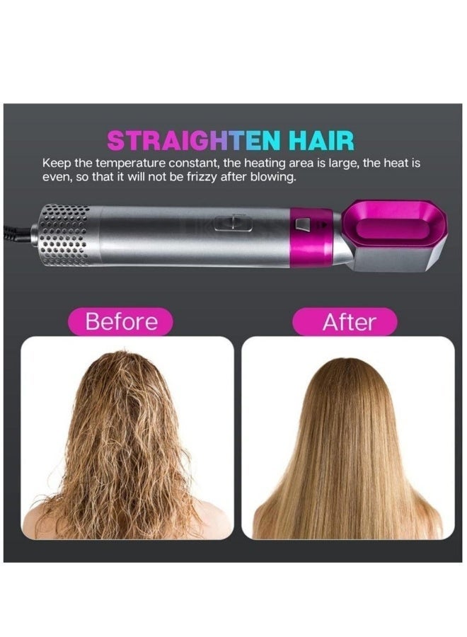 ELTRAZONE Styler 5 in 1 Hair Dryer Hot Air Brush Styler Negative ​Ion Hair Straightener Volumizer Hair Curler Hot Comb Brush - Image 3