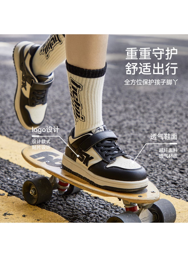 ASK JUNIOR أحذية كاجوال للأطفال الأولاد والبنات مجموعة خريف 2025 الجديدة مع خطاف وحلقة للأماكن الخارجية رياضية للجري - Image 5