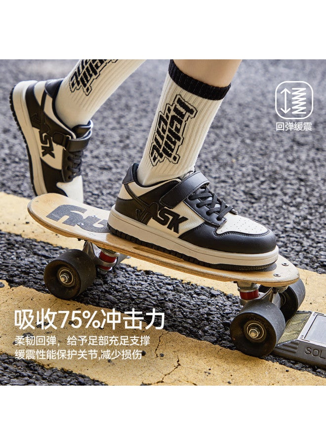 ASK JUNIOR أحذية كاجوال للأطفال الأولاد والبنات مجموعة خريف 2025 الجديدة مع خطاف وحلقة للأماكن الخارجية رياضية للجري - Image 3