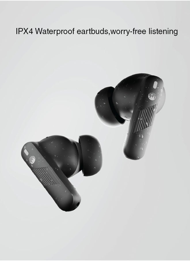 SEEKEN Soundbreeze Maximus Wireless Bluetooth Earbuds - Black | 40 Hours Playtime | Campatible with Iphone and Samsung | Premium Sound Quality | Premium Design | High-Quality.