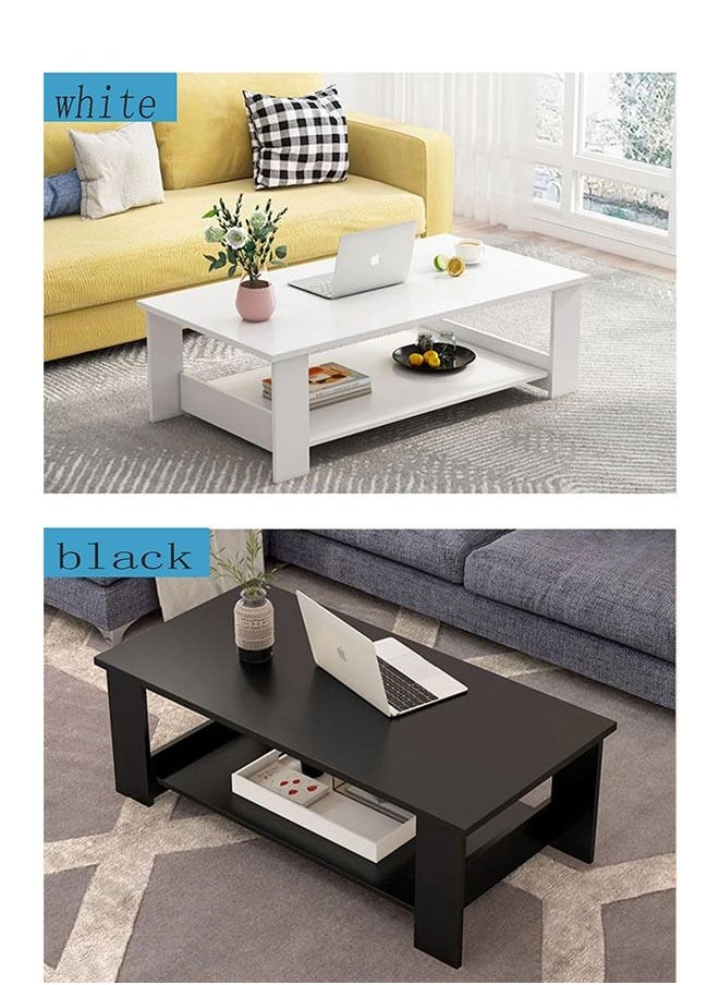 Generic Jiachenbao Coffee Table For Living Room Tea Table 2-Tier  - Image 2