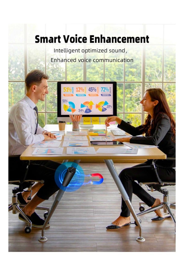 Chase Up 128G Magnetic Voice Recorder with AI-Triple Noise Reduction,Recording Device with 1600 Hours Recording Capacity,Voice Activated Audio Recorder,Digital Voice Recorder for Meetings/Interviews/Classroom - Image 2