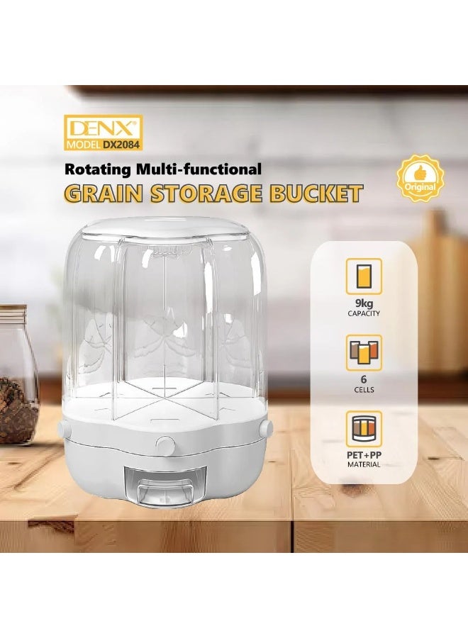 Denx DX2084 Multifunctional Grain Storage Container – Smart Organization and Easy to Use - Image 1