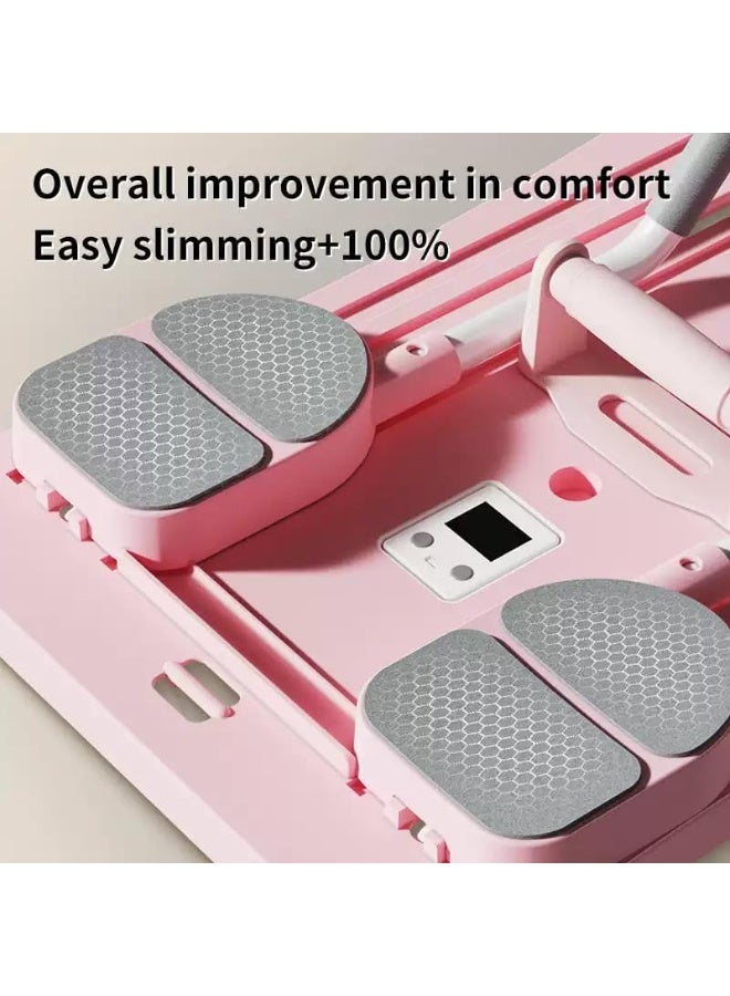 كيلا لوح بيلاتيس، لوح للبطن، مجموعات بيلاتيس ريفورمر متعددة الأغراض قابلة للطي للتمرين في المنزل والمكتب، معدات بيلاتيس عالية القوة، لوح لياقة بدنية محمول للنساء والرجال - Image 5