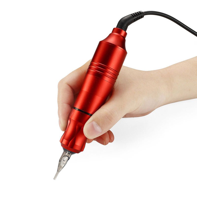 Rotary Tattoo Pen: Black Space Aluminum - High Speed Motor, Efficient Time Saving - Ergonomic Pen Grip for Eyebrow, Lip Liner, Eyeliner and Body Tattooing - Image 5