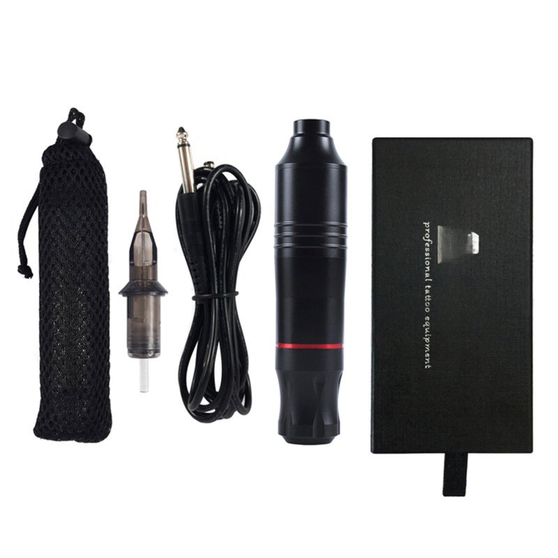 Rotary Tattoo Pen: Black Space Aluminum - High Speed Motor, Efficient Time Saving - Ergonomic Pen Grip for Eyebrow, Lip Liner, Eyeliner and Body Tattooing - Image 1