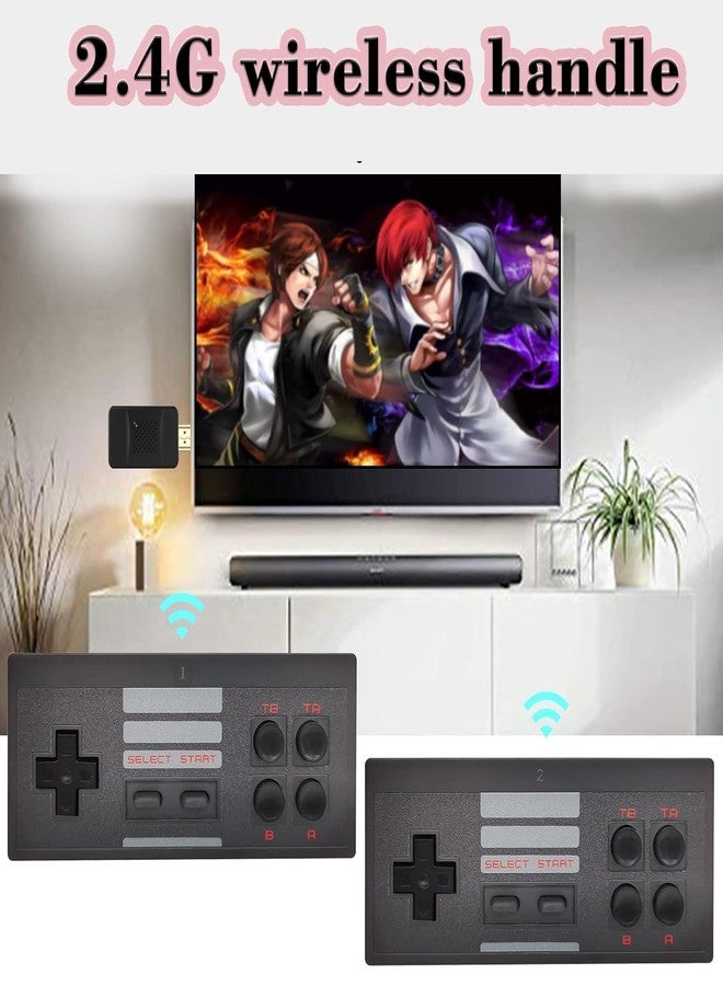 ROMILAS Kid's Gaming Console Plug & Play Wireless HD 1080P TV Video Game with 8 Bit Retro Built-in, Hdmi Stick Dongle for Up to 2 Players - Black - Image 3