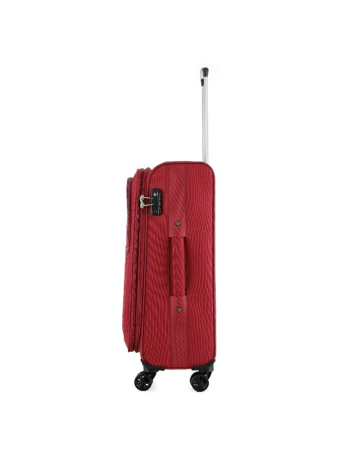 اتش تي طقم حقائب سفر من 3 قطع من H.T | حقائب سفر ذات غلاف ناعم | طقم حقائب سفر خفيفة الوزن قابلة للتوسيع بعجلات (82 لترًا، حقيبة سفر خفيفة الوزن) (متوسطة الحجم 24 بوصة) - Image 5