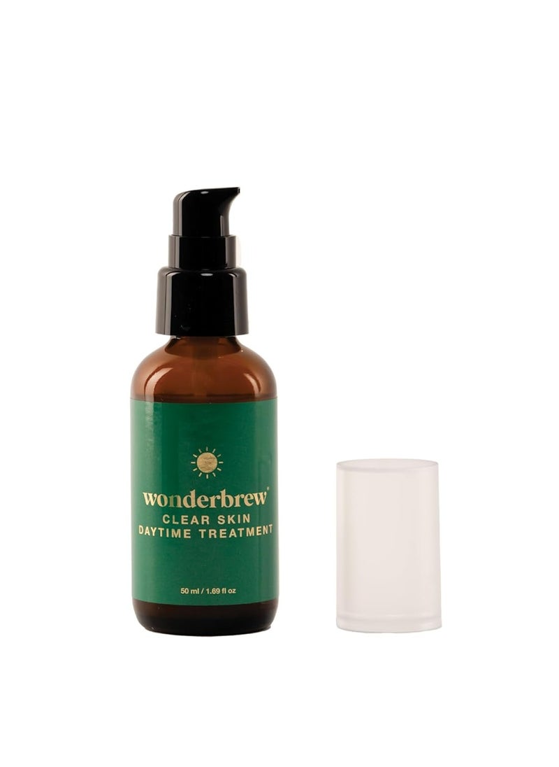 STARSKIN STARSKIN - Wonderbrew Clear Skin Daytime Treatment - Regenerative Face Moisturizer for Dull and Oily Skin, Daily Facial Skin Care Moisturizer, Non-Water Based, Non-Comedogenic - 50ml, 1.69 Oz  - Image 3