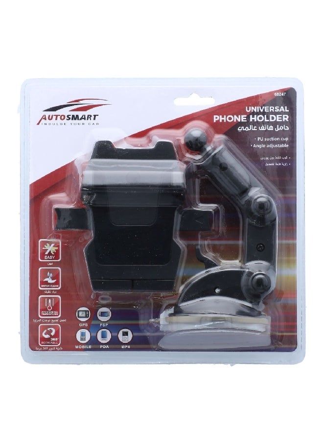 AUTOSMART - Universal Car Dashboard Phone Holder Black 16.7 x 3.567 x 20.1cm CF4820 - Image 1