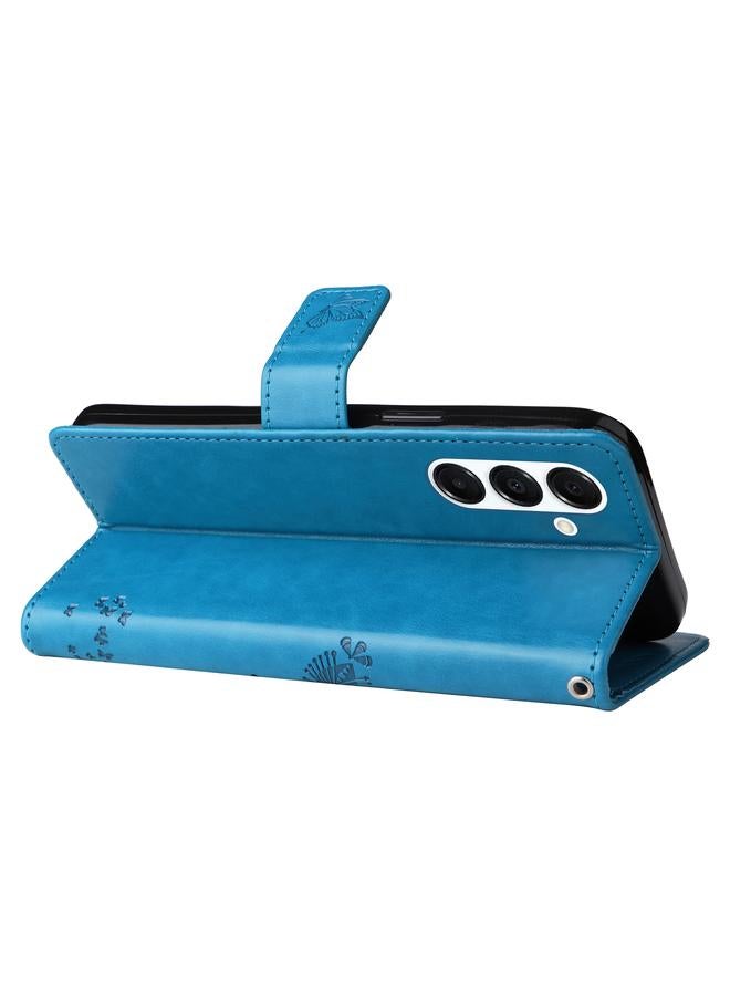 S-TOP Case For Samsung Galaxy A26 5G Global Tree & Cat Embossed Pattern Flip Leather Phone Case - Image 5