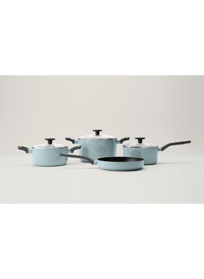 بيرجوف مجموعة مكونة من 7 أواني طهي من الألومنيوم-ازرق - Image 2