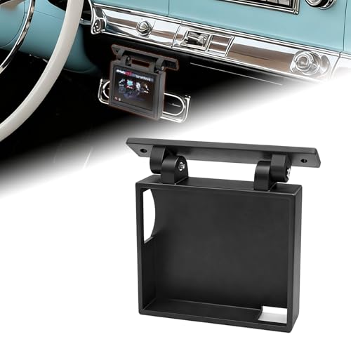Toughnics Under Dash Bracket for Holley Sniper EFI Terminator X Dominator 3.5" Screen, Handheld Controller Display Mount, Reserved SD Card Slot and Cable Slot - Image 1