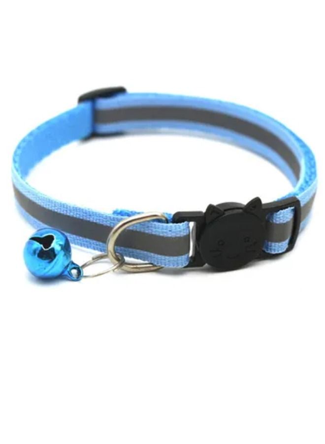 NKX Reflective Patch Release Buckle Bell Tightness Pet Collar - Image 1