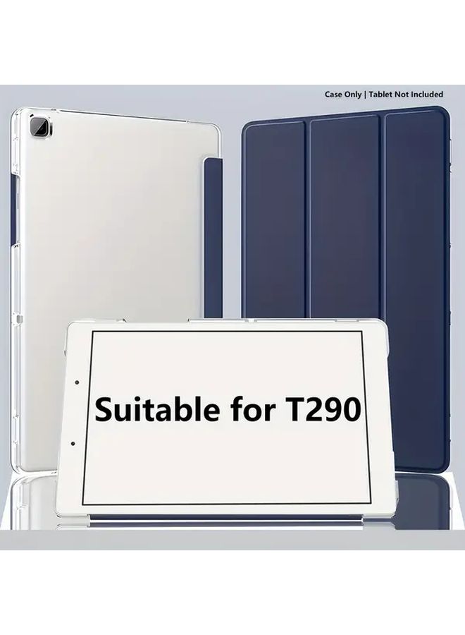 Black Slim Protective Case For Galaxy Tab A 8 0 2019 With Adjustable Stand Lightweight Durable - Image 1