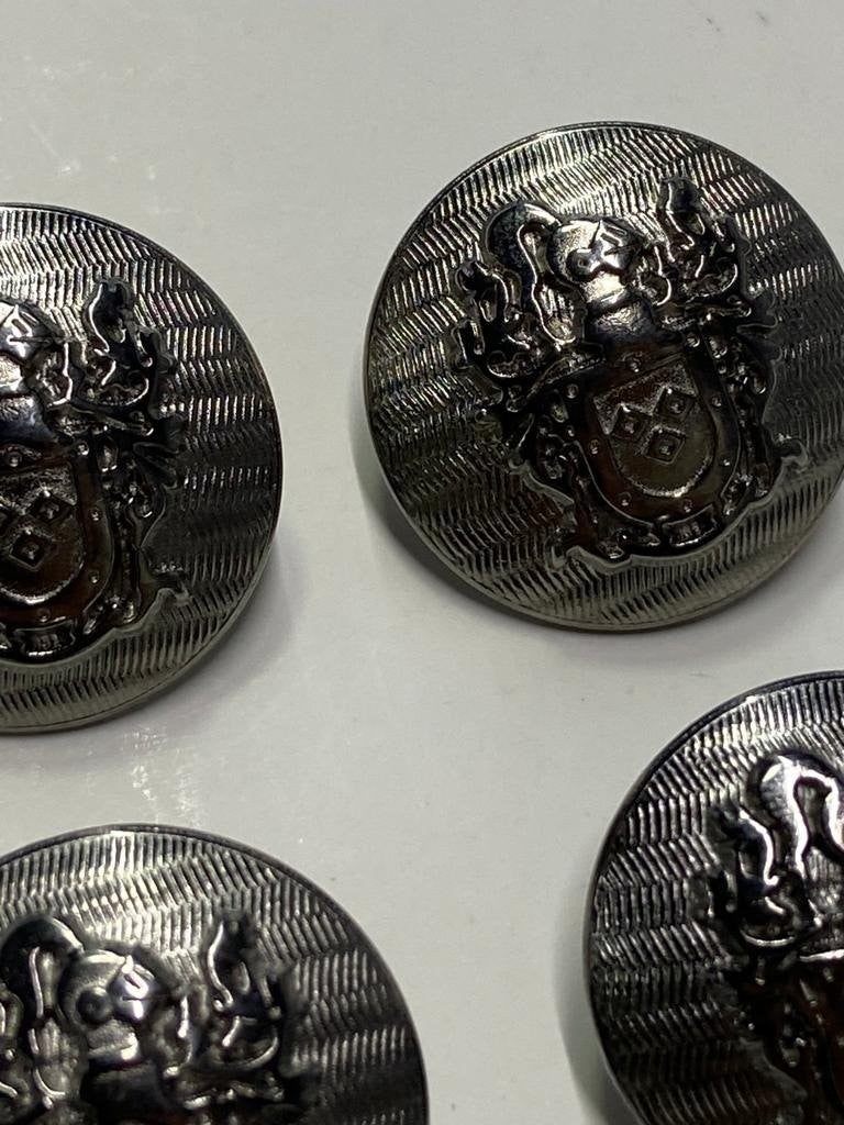 Karan Tuhafiye Karan Haberdashery Trench Coat and Blazer Jacket Button Set Anthracite 2.3 cm / Crest Model - Image 4
