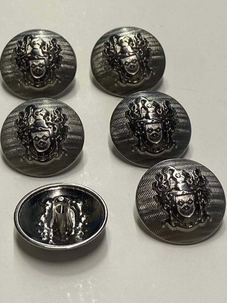 Karan Tuhafiye Karan Haberdashery Trench Coat and Blazer Jacket Button Set Anthracite 2.3 cm / Crest Model - Image 3