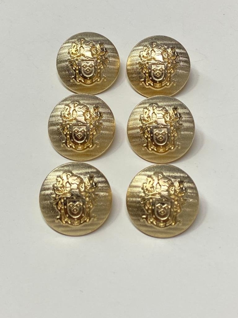 Karan Tuhafiye Karan Haberdashery Trench Coat and Blazer Jacket Button Set Anthracite 2.3 cm / Crest Model - Image 5