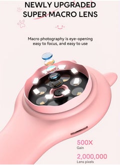 Generic Mini Kids Optical Microscope With Photo And Video Function 500x Observe The Microscopic World Science Children Educational Toys  - Image 3