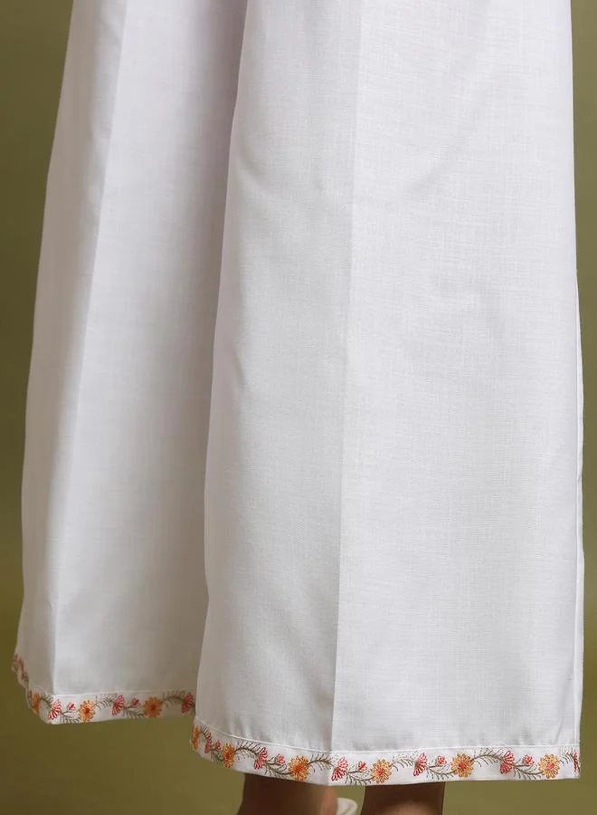 فيشود Embroidered Strappy Kurta and Palazzos Set by Styli
