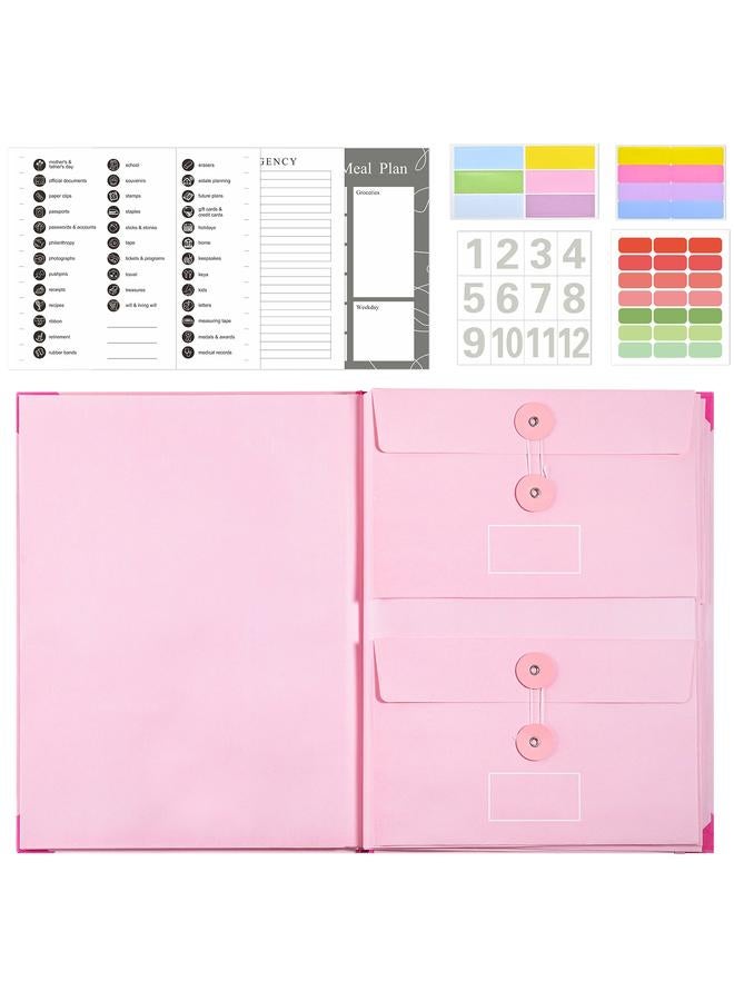 Bluejw In Case I Go Missing Binder Manila Pocket Folder Organ File Bag - Image 1