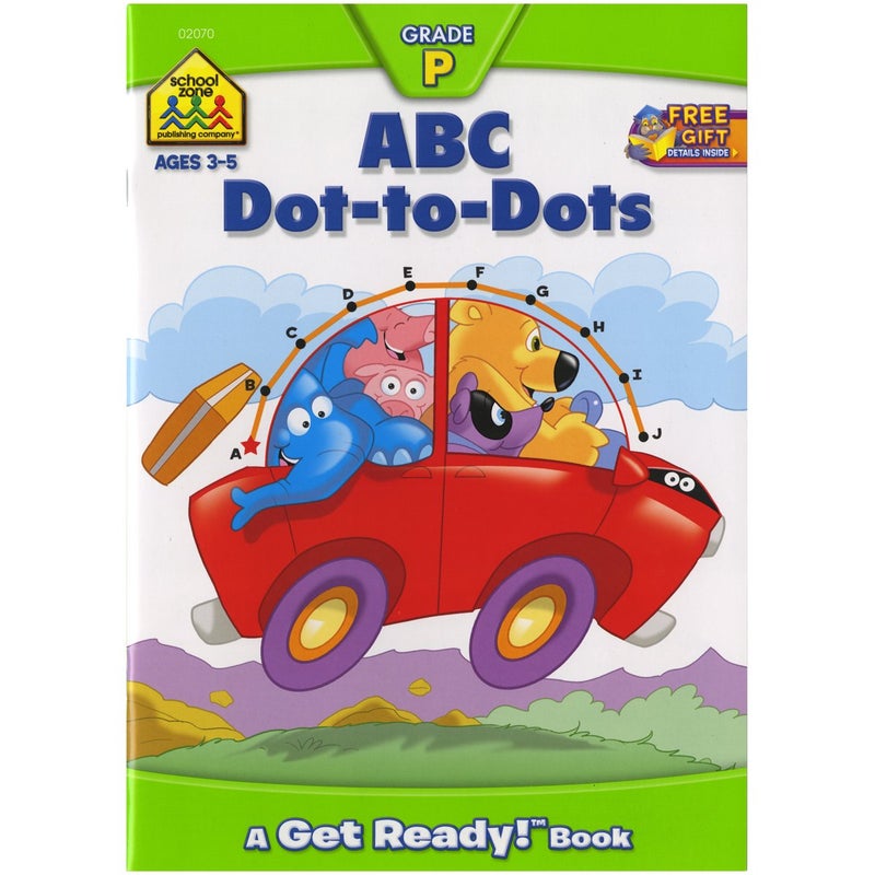 Preschool Workbooks 32 Pages-ABC Dot-to-Dot