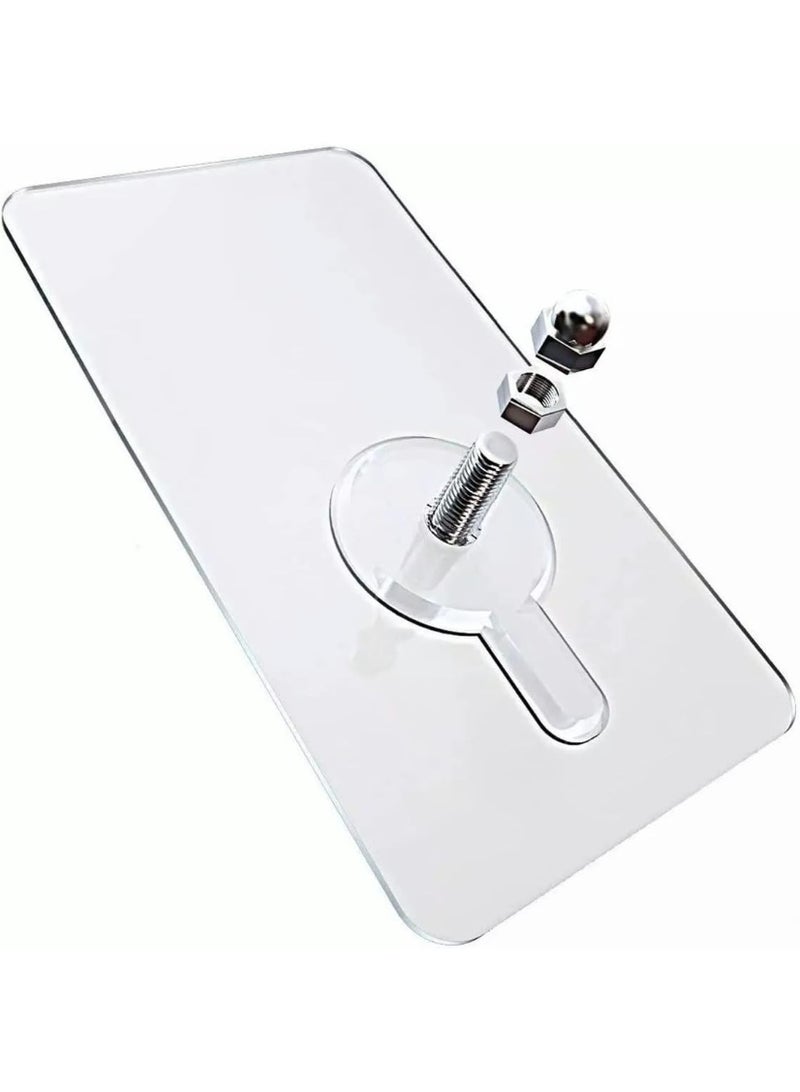 20pcs Transparent Wall Hooks – Nail-Free Adhesive Picture Hangers for Photos, Paintings, Clocks & Home Decor – Waterproof, Easy & Damage-Free Wall Installation - Image 5