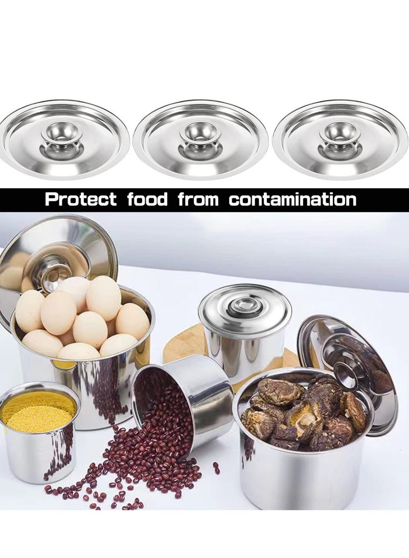Stainless Steel Pot Cover, Heavy duty ss Lid, Universal Lid Pots Pans Replacement Accessories, 6.3IN for Pan Bowl 16cm - Image 5