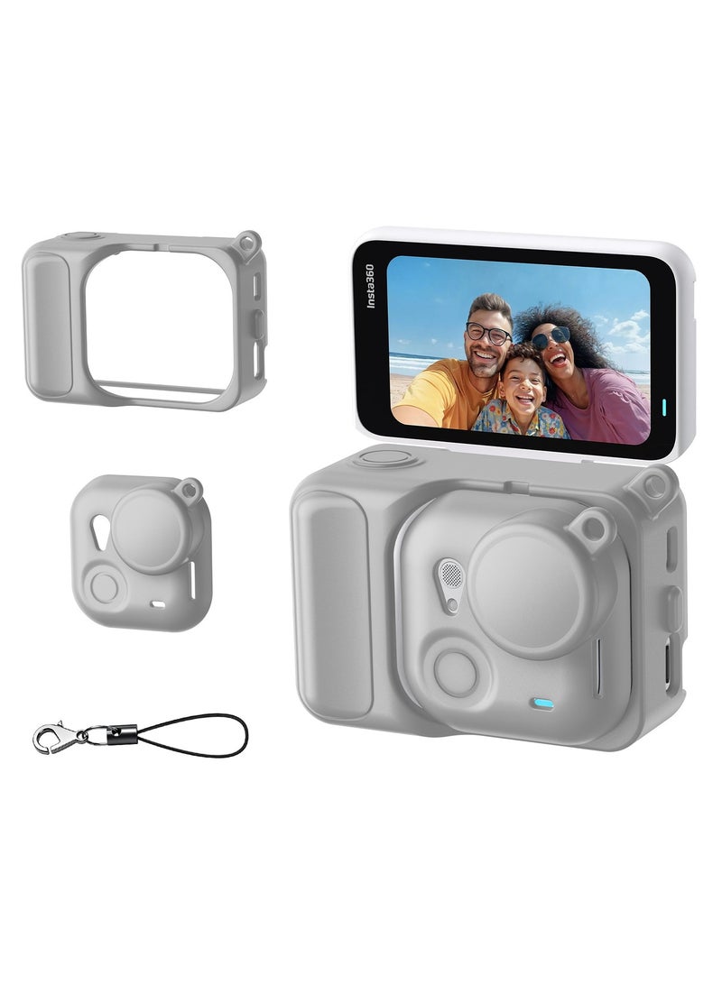 Insta360 GO Ultra Action Camera Frame Protective Case - Shockproof Silicone Cover Precision Fit Portable Protective Camera Accessory