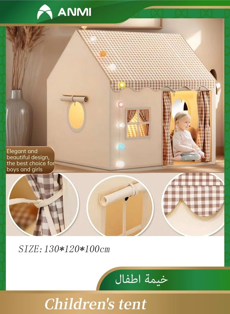 أنمي خيمة لعب الأطفال بيت اللعب للأطفال مع أضواء مركز أنشطة الأطفال الداخلية والخارجية - Image 2