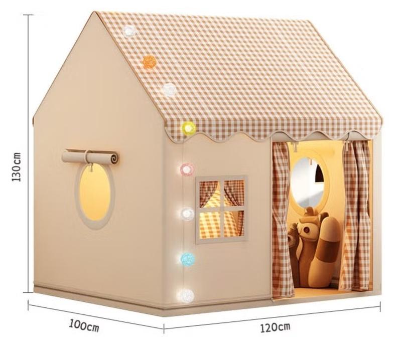 أنمي خيمة لعب الأطفال بيت اللعب للأطفال مع أضواء مركز أنشطة الأطفال الداخلية والخارجية - Image 1