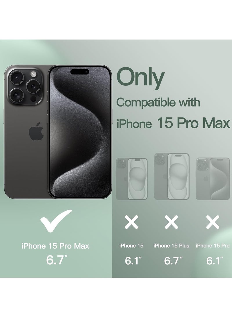 DUSALA iPhone 15 Pro Max Case, Liquid Silicone Phone Case for iPhone 15 Pro Max 6.7 Inch, Colorful Silky-Soft Protective Cover (Green) - Image 2