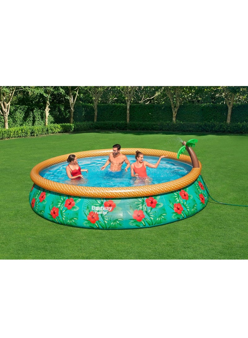 Bestway Pool Set Fastset Paradise Palm 457X84Cm - No:57416 - Image 2