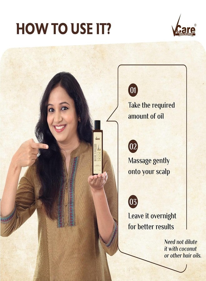 VCare Ayurvedic Shampoo (5x15g) + Hair Oil 100ml | Ayurvedic Hair Care - Image 5