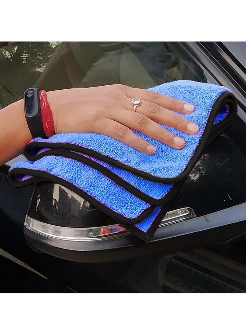 3 اكس ار منشفة تنظيف من الألياف الدقيقة الفاخرة من 3XR، قطعة واحدة، 55×40 سم، قابلة للغسل والتجفيف، خالية من الوبر، فائقة الجودة - Image 3