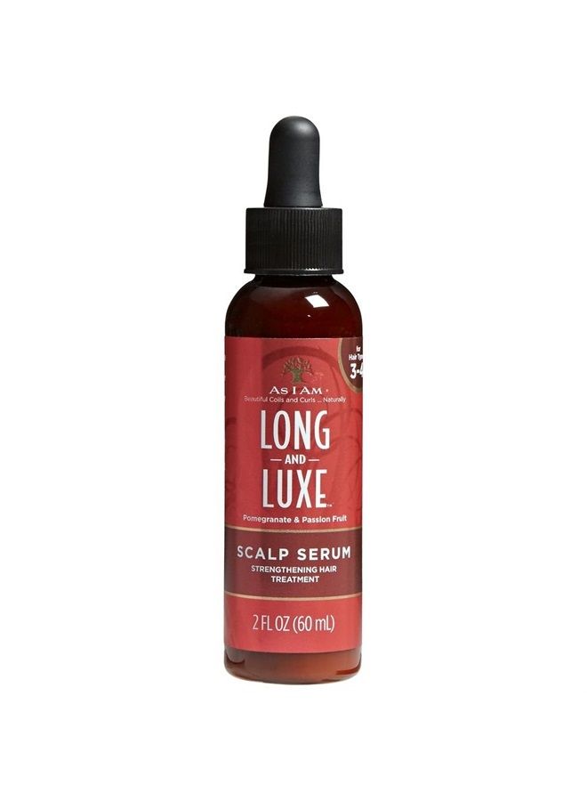 As I Am Long and Luxe Scalp Serum - 2 Ounce - Strengthening Nano Treatment - Enriched with Biotin, Aloe Vera, and Saw Palmetto 