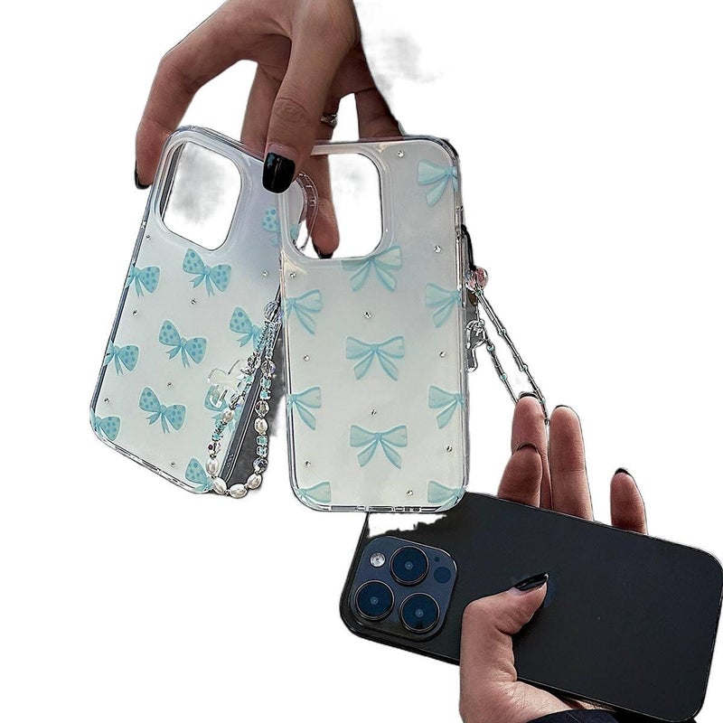 MS Protective Case, White Film, Drop Protection, Bow Design, Shockproof Cover for iPhone 12 Pro - Image 3