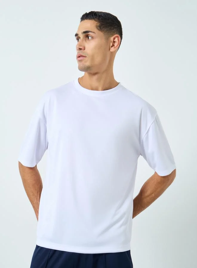 Styli  Styli Men Sport Athleisure Oversized T-Shirt for Men | Best Price UAE