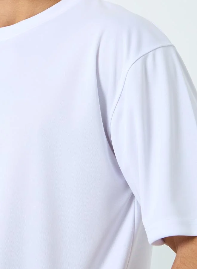 Styli  Styli Men Sport Athleisure Oversized T-Shirt for Men | Best Price UAE