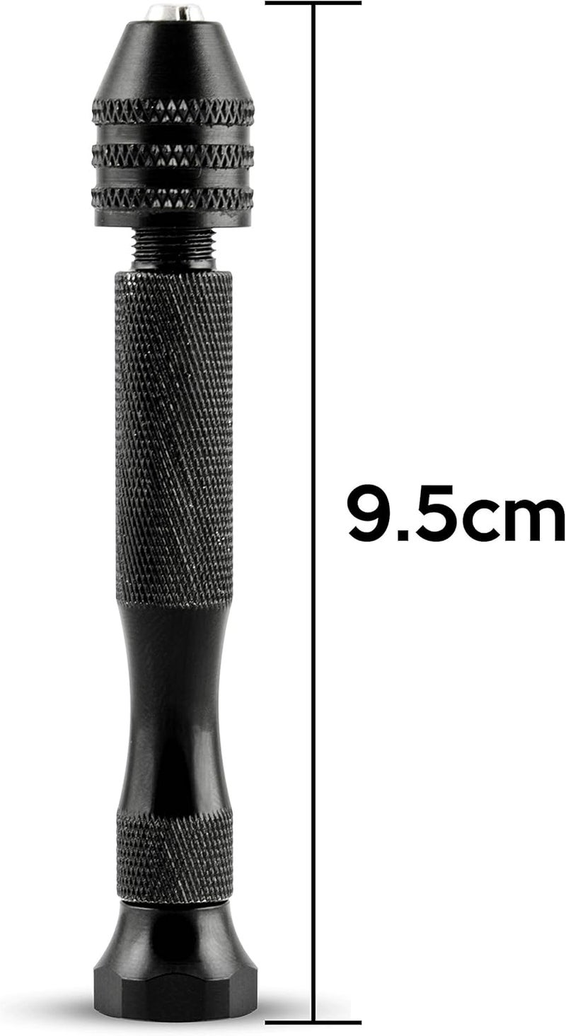 Bastex Precision Pin Vise Hand Drill with Twist Bits - Set of 11 Pieces. Great for models and Hobby. - Image 2