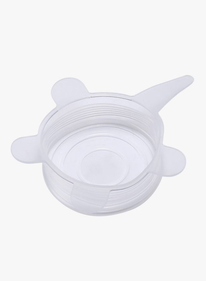 6-Piece Stretchable Silicone Lids Clear 6-Piece - Image 3
