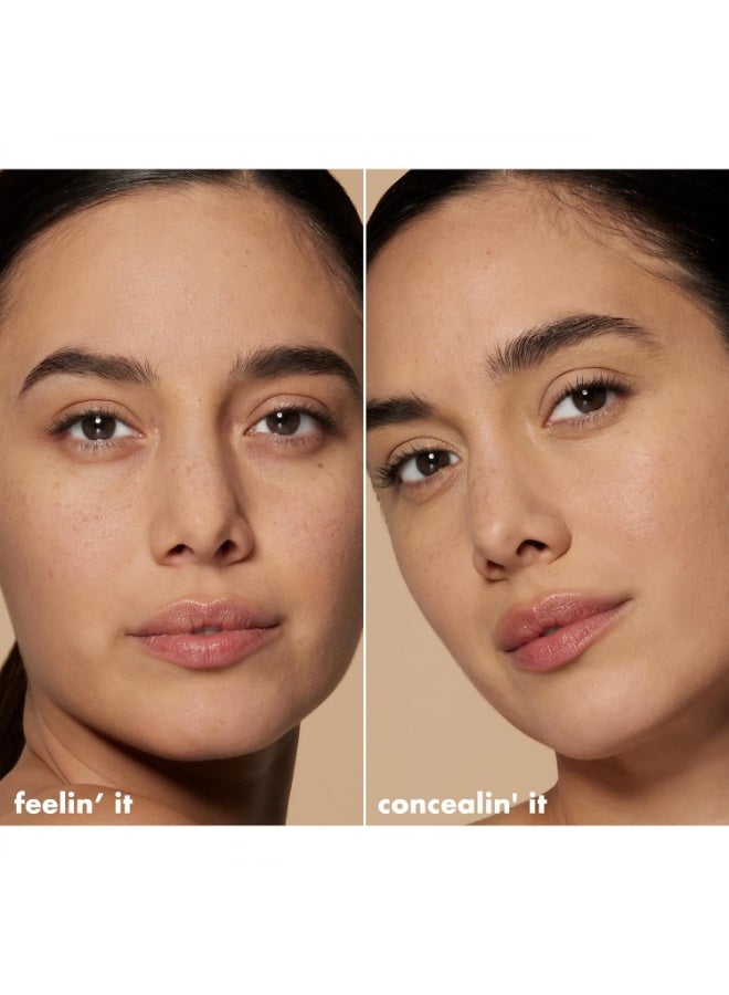 إلف كونسيلر مرطب مموه، خفيف الوزن، تغطية كاملة، لون بيج فاتح - Image 3