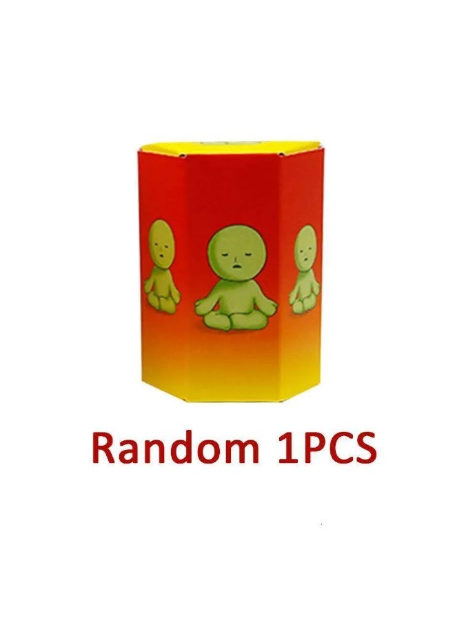 Smiski Glow-in-the-Dark Doll, Yoga Series, Random Style, 1-Pack (Single Blind Box) (High Quality Edition) - Image 1