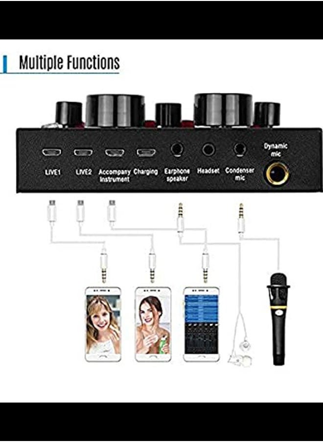 ELTRAZONE 🎧 Intelligent Volume Adjustable Audio Mixer Sound Card with Multi-Channel Input, Real-Time Voice Effects, Echo Control, Portable USB Audio Interface for Streaming, Podcasting, Gaming, Live Recording, DJ Setups, Home Studio Use  - Image 3