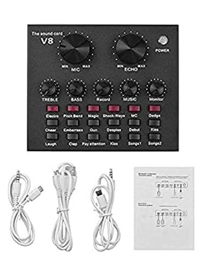 ELTRAZONE 🎧 Intelligent Volume Adjustable Audio Mixer Sound Card with Multi-Channel Input, Real-Time Voice Effects, Echo Control, Portable USB Audio Interface for Streaming, Podcasting, Gaming, Live Recording, DJ Setups, Home Studio Use  - Image 5