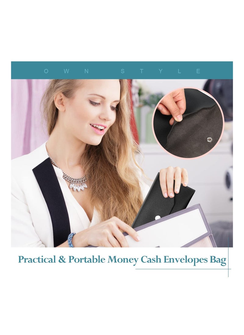 📩What you will receive: you will get 3 pieces of PU leather cash envelopes in different colors; Sufficient quantity and stylish colors will meet your daily needs and replacements
