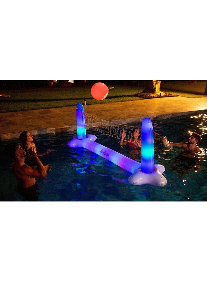 Poolcandy Illuminated Giant Floating Led Volleyball Set - Image 5
