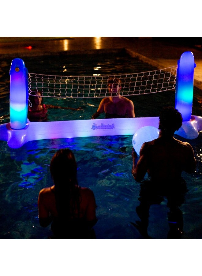 Poolcandy Illuminated Giant Floating Led Volleyball Set - Image 2